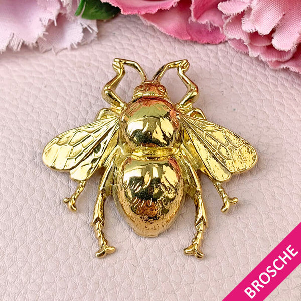 Vergoldete Hummel-Brosche von AmuseToi