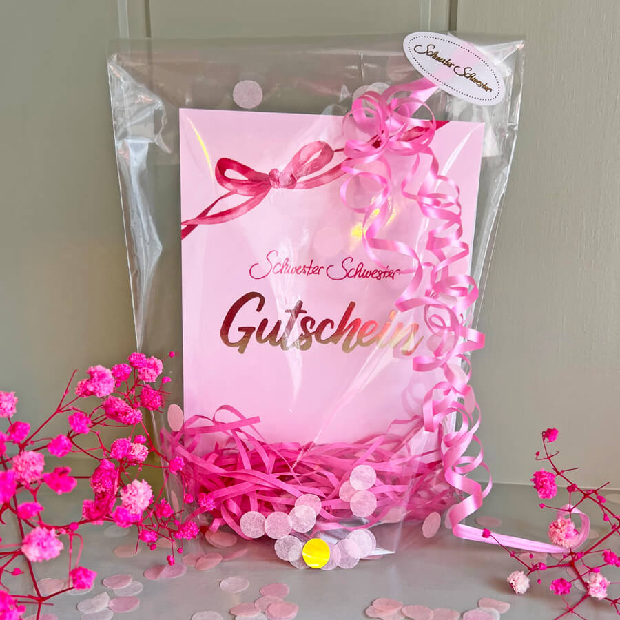 25,00 Euro - SchwesterSchwester Geschenk-Gutschein