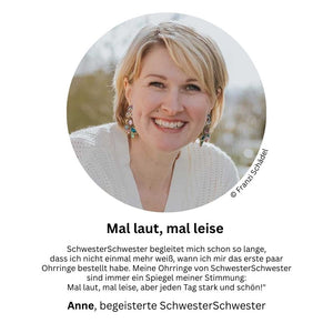 Aufwändige Soutacheohrstecker in Rosa, Flieder und Blau