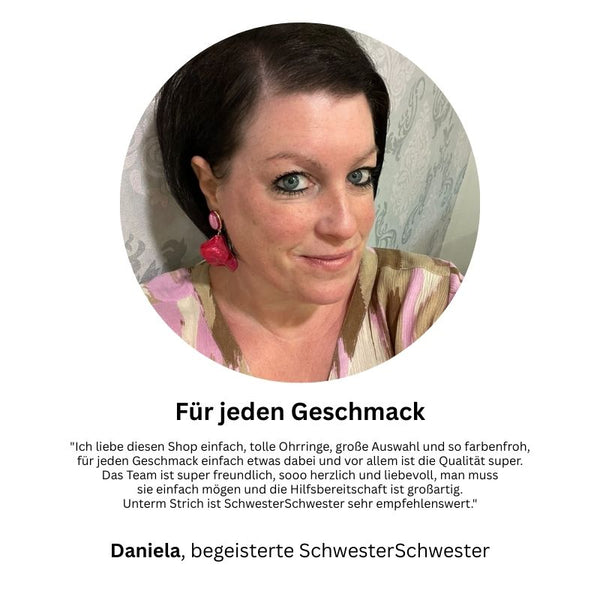 Pinke Ohrringe mit Blütenblättern
