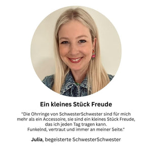 Zeitlose SoutacheOhrringe in Orange, Flieder, Pink und Türkis