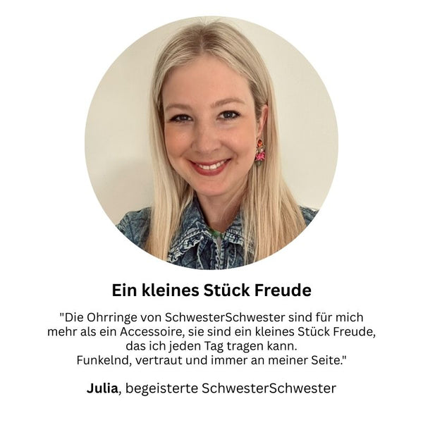 Zeitlose SoutacheOhrringe in Orange, Flieder, Pink und Türkis