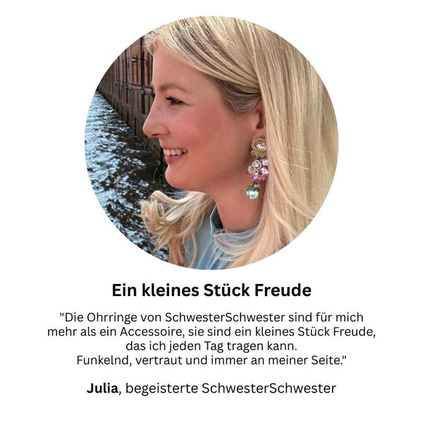 Dekorative Soutache-Ohrstecker in Pastelltönen