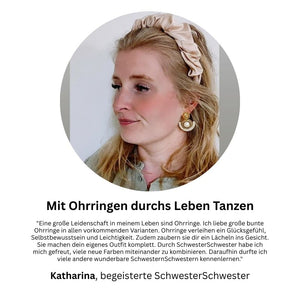 Schöne PerlenOhrringe in Weiß und zarten Nudetönen