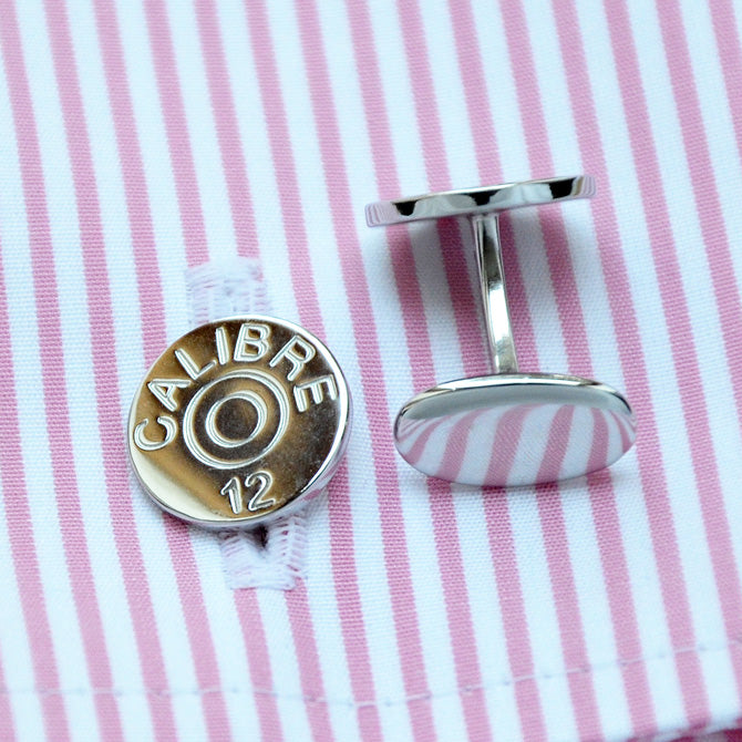 Manschettenknöpfe Silber Calibre 12