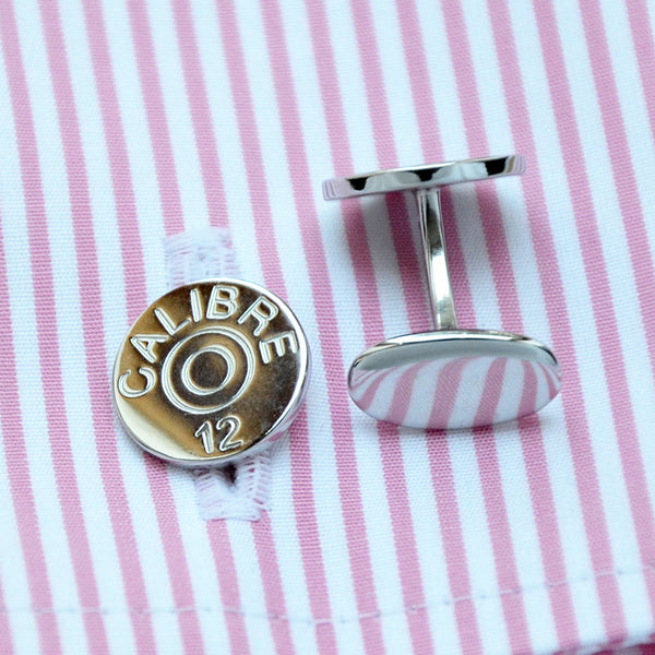 Manschettenknöpfe Silber Calibre 12