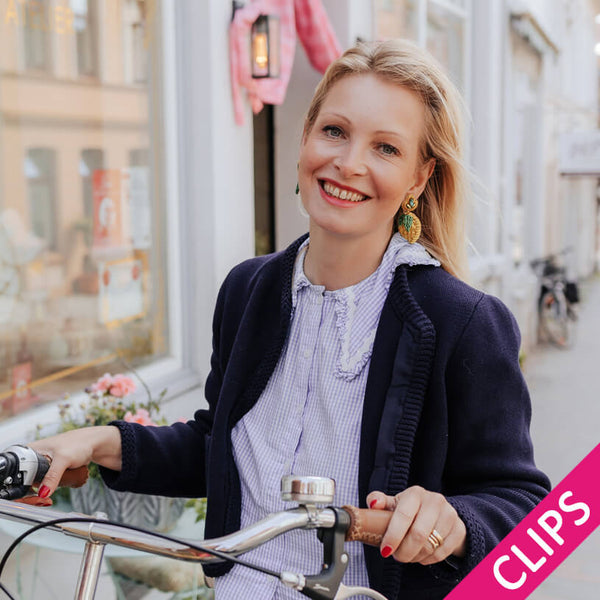 Auffällige Soutacheohrclips als Zitrone