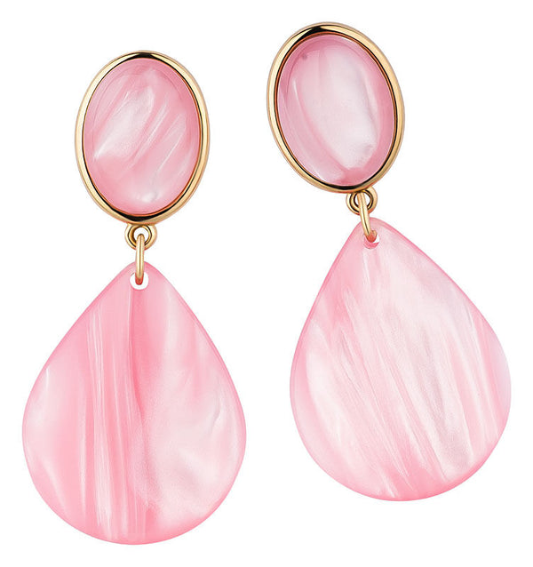 Tropfen-Ohrringe in Rosa von AmuseToi